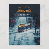 Straatauto in St Paul Minnesota Briefkaart (Voorkant)