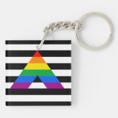 STRAATBAAR ALLEEN PRIDE 2014 PRIDE SLEUTELHANGER (Achterkant)