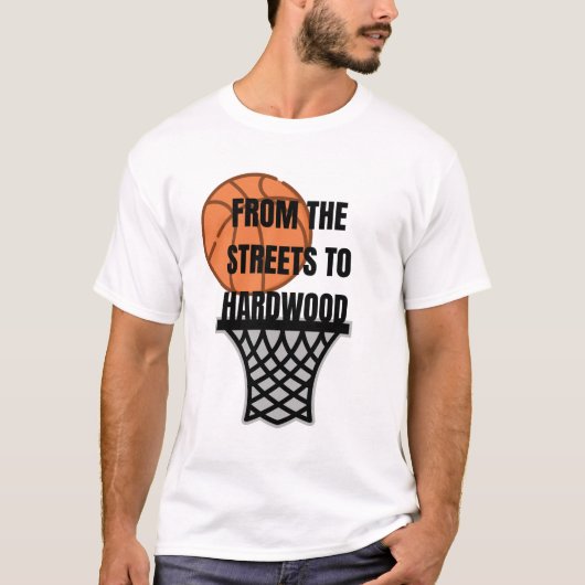 Straatbasketbal - Basketbal Legends T-shirt (Voorkant)