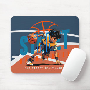 Straatbasketbal muismat