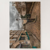 Straatbeeld in Parijs Legpuzzel (Verticaal)