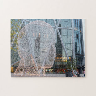 Straatbeeldhouwkunst Calgary Legpuzzel