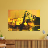 Straatbord Canvas Afdruk (Insitu (Woonkamer))