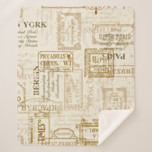  straatborden naadloos in douane-co sherpa deken