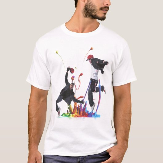 straatdansen t-shirt (Voorkant)