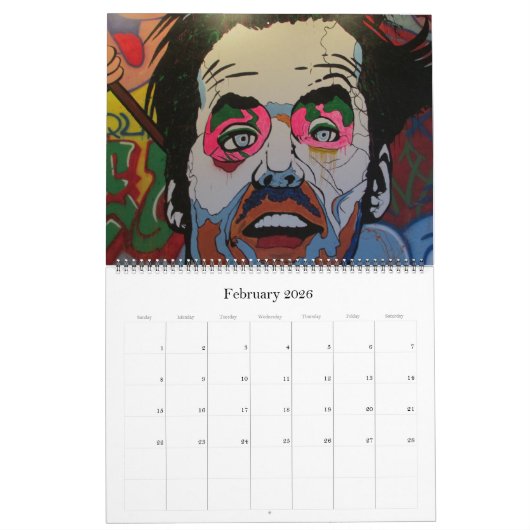 straatgraffiti kalender (Feb 2026)