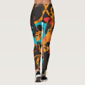 Straatgraffiti Leggings (Achterkant)