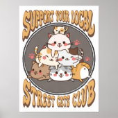 Straatkattenclub Poster (Voorkant)
