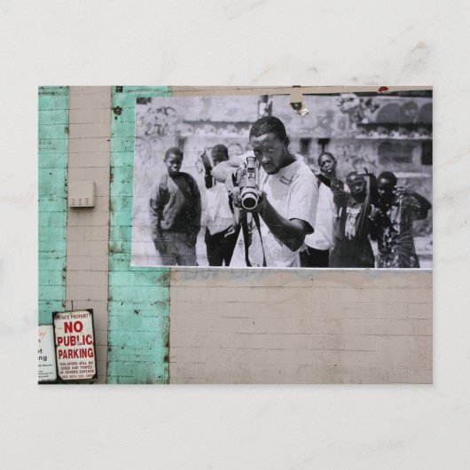 Straatkunst Briefkaart (Voorkant)