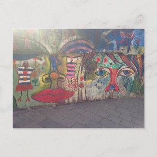 Straatkunst Briefkaart