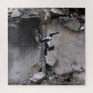 straatkunst, kunst, muurschildering, graffiti, str legpuzzel