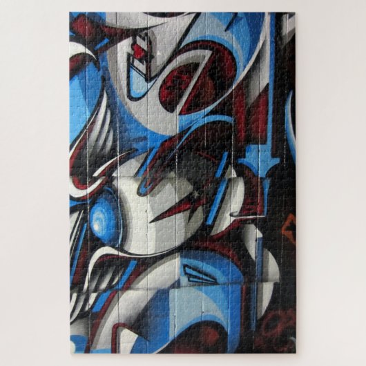 straatkunst moeilijk legpuzzel (Verticaal)