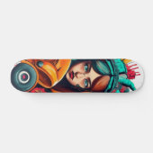 straatkunst skateboard (Horizontaal)