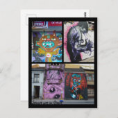 Straatkunst van Gent, België Briefkaart (Voorkant / Achterkant)