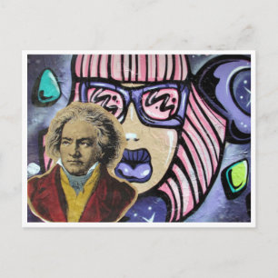 straatkunstcomponist briefkaart