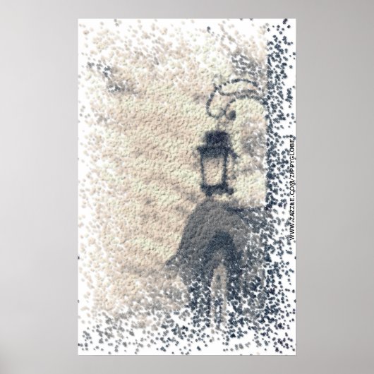 Straatlantaarn Poster (Voorkant)