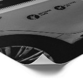 Straatmuzikant Vintage Urban Poster (Hoek)