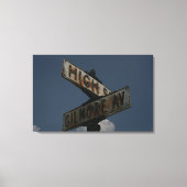 straatnaam canvas afdruk (Voorkant)