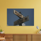  straatnaam canvas afdruk (Insitu (Woonkamer))