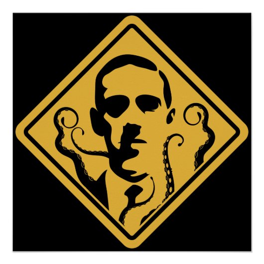 Straatnaambordje Lovecraft Perfect Poster (Voorkant)