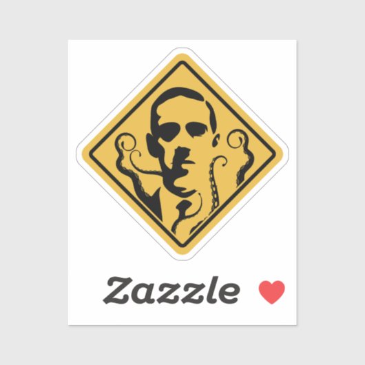 Straatnaambordje Lovecraft Sticker (Vel)