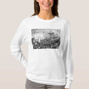 Straatparade in Deadwood, SD-foto T-shirt