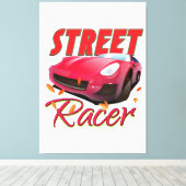 Straatracer Canvas Afdruk (Insitu (Houten vloer))