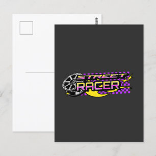 STRAATRACERS BRANDEN WIELCLUB BRIEFKAART