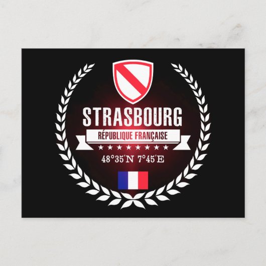 Straatsburg Briefkaart (Voorkant)