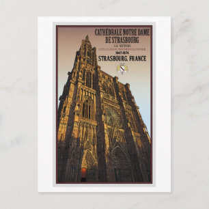 Straatsburg - Cathedraal Notre Dame Briefkaart