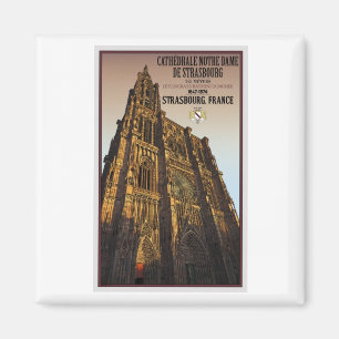 Straatsburg - Cathedraal Notre Dame Magneet