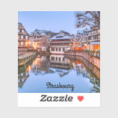 Straatsburg Frankrijk Sticker (Vel)