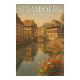 Straatsburg — Franse romantische stad Perfect Poster