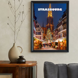 Straatsburg The Capital of Christmas Poster