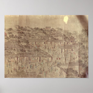 Straatscène, Chinees, Ming Dynasty Poster