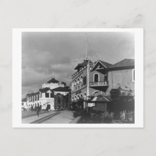 Straatscène in Mombassa Kenya-foto Briefkaart