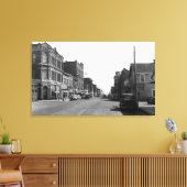 Straatscène in Port Townsend, WA-foto Canvas Afdruk (Insitu (Woonkamer))