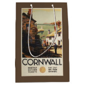 Straatscène met twee Mannen Medium Cadeauzakje (Voorkant)