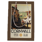 Straatscène met twee Mannen Medium Cadeauzakje (Achterkant)