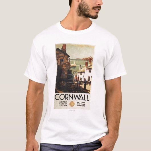 Straatscène met twee Mannen T-shirt (Voorkant)