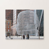 Straatsculptuur Calgary. Legpuzzel (Horizontaal)