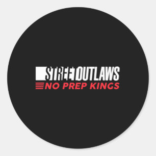 Straatuitslagen Geen Prep Kings Ronde Sticker
