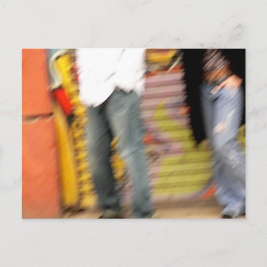 straatverf briefkaart (Voorkant)