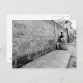 Straatverkoper Briefkaart (Voorkant / Achterkant)