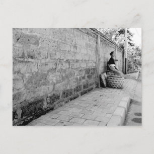 Straatverkoper Briefkaart