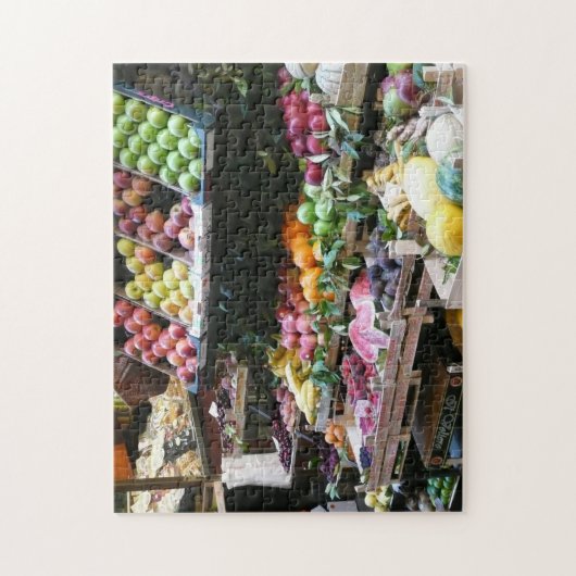 Straatverkoper, Italiaanse fruitmarkt Legpuzzel (Verticaal)