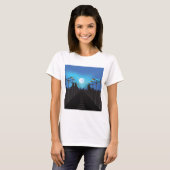 Straatverlichting en moon t-shirt (Voorkant volledig)