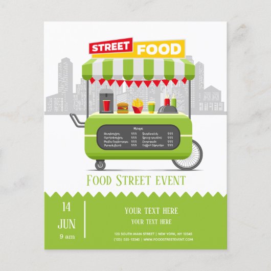 Straatvoedsel Flyer (Voorkant)