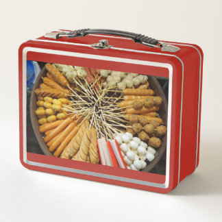 straatvoedsel van een Aziatische markt
