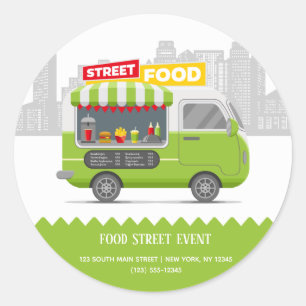 Straatwagen Ronde Sticker